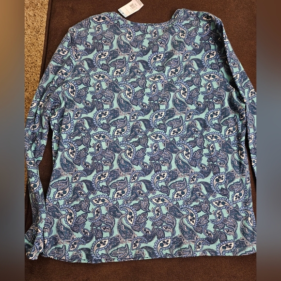 Vintage Paisley Women's long sleeve Tee - Picture 9 of 9